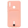 Чехол-накладка - SC304 с картхолдером для "Huawei Honor 10 Lite/P Smart 2019" (light pink) (208686)