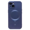 Чехол-накладка - SM020 Matte SafeMag для "Apple iPhone 15" (dark blue)