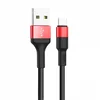 Кабель USB - Type-C Hoco X26 Xpress  100см 2A  (black/red)