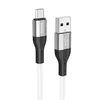 Кабель USB - micro USB Hoco X72 Creator  100см 2,4A  (white)