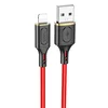 Кабель USB - Apple lightning Hoco X95 Goldentop  100см 2,4A  (red)