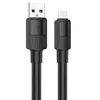 Кабель USB - micro USB Hoco X84  100см 2,4A  (black)