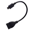 Кабель OTG - micro USB RockBox  10см 1A  (black)