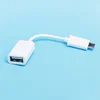Кабель OTG - micro USB RockBox  10см 1A  (white)