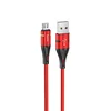Кабель USB - micro USB Hoco U93  120см 2,4A  (red)