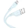 Кабель USB - micro USB Hoco X97 Crystal  100см 2,4A  (light blue)