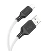 Кабель USB - Apple lightning Hoco X90 Cool  100см 2,4A  (white)