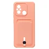 Чехол-накладка - SC304 с картхолдером для "Xiaomi Poco C55/Redmi 12C" (light pink)