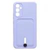 Чехол-накладка - SC304 с картхолдером для "Samsung SM-A346 Galaxy A34" (light violet) (217960)