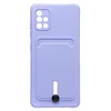 Чехол-накладка - SC304 с картхолдером для "Samsung SM-A515 Galaxy A51 4G" (dark violet)