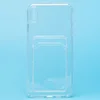 Чехол-накладка - SC276 с картхолдером для "Apple iPhone Xs Max" (transparent)