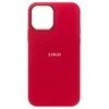 Чехол-накладка ORG Silicone Case SafeMag с анимацией для "Apple iPhone 12/iPhone 12 Pro" (product red)