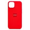 Чехол-накладка ORG Silicone Case SafeMag с анимацией для "Apple iPhone 14" (product red)