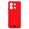 Чехол-накладка - SC304 с картхолдером для "Xiaomi Redmi Note 13 Pro 5G" (red)