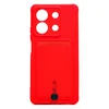 Чехол-накладка - SC304 с картхолдером для "Xiaomi Redmi Note 13 5G Global" (red)