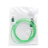Кабель USB - Apple lightning - Luminous  100см 2A  (green)