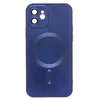 Чехол-накладка - SM020 Matte SafeMag для "Apple iPhone 12" (dark blue)
