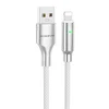 Кабель USB - Apple lightning Borofone BU40  120см 2,4A  (gray)