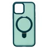 Чехол-накладка - SM088 SafeMag  для "Apple iPhone 12/iPhone 12 Pro" (dark green)
