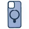 Чехол-накладка - SM088 SafeMag  для "Apple iPhone 12/iPhone 12 Pro" (dark blue)