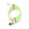 Кабель USB - micro USB - MCM-1  100см 2,4A  (green)