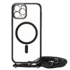 Чехол-накладка - SM016 SafeMag для "iPhone 12 Pro" на ремешке (black)