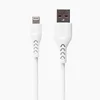 Кабель USB - Apple lightning SKYDOLPHIN S49L (повр. уп)  100см 3A  (white)
