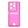 Чехол-накладка - SC336 с картхолдером для "TECNO Spark 20 Pro" (pink)