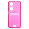 Чехол-накладка - SC336 с картхолдером для "Honor X7b" (pink)