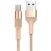 Кабель USB - micro USB Borofone BX21 Outstanding (повр. уп.)  100см 2,4A  (gold)