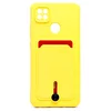 Чехол-накладка - SC304 с картхолдером для "Xiaomi Redmi 9C" (yellow)