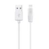 Кабель USB - Apple lightning Hoco X1 Rapid (повр. уп)  100см 2,4A  (white)