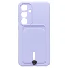 Чехол-накладка - SC304 с картхолдером для "Samsung Galaxy S24+" (light violet) (228143)