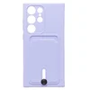 Чехол-накладка - SC304 с картхолдером для "Samsung Galaxy S23 Ultra" (light violet) (228151)