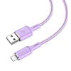 Кабель USB - micro USB Borofone BX90  100см 2,4A  (purple)