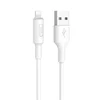 Кабель USB - Apple lightning Hoco X25 (повр. уп)  100см 2A  (white)