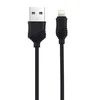 Кабель USB - Apple lightning Hoco X6 Khaki (повр. уп)  100см 2,4A  (black)