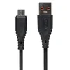 Кабель USB - micro USB SKYDOLPHIN S20V (повр. уп.)  100см 2,4A  (black)