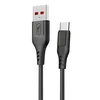 Кабель USB - Type-C SKYDOLPHIN S61T (повр.уп.)  100см 2,4A  (black)
