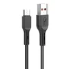 Кабель USB - micro USB SKYDOLPHIN S58V (повр.уп.)  100см 2,4A  (black)
