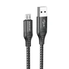 Кабель USB - micro USB Borofone BX56 (повр. уп)  100см 2,4A  (black)