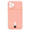 Чехол-накладка - SC304 с картхолдером для "Apple iPhone 11 Pro" (light pink)