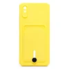 Чехол-накладка - SC304 с картхолдером для "Xiaomi Redmi 9A/Redmi 9i" (yellow)