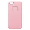 Чехол-накладка ORG Soft Touch для "Apple iPhone 5/iPhone 5S/iPhone SE" (light pink)