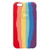 Чехол-накладка [ORG] Soft Touch для "Apple iPhone 6/iPhone 6S" (rainbow)
