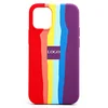Чехол-накладка [ORG] Soft Touch для "Apple iPhone 12 mini" (rainbow)