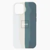 Чехол-накладка [ORG] Soft Touch для "Apple iPhone 12 Pro Max" (green rainbow)