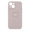 Чехол-накладка ORG Soft Touch с закрытой камерой для "Apple iPhone 13 mini" (beige)