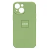 Чехол-накладка ORG Soft Touch с закрытой камерой для "Apple iPhone 13 mini" (green)