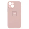 Чехол-накладка ORG Soft Touch с закрытой камерой для "Apple iPhone 13 mini" (sand pink)
